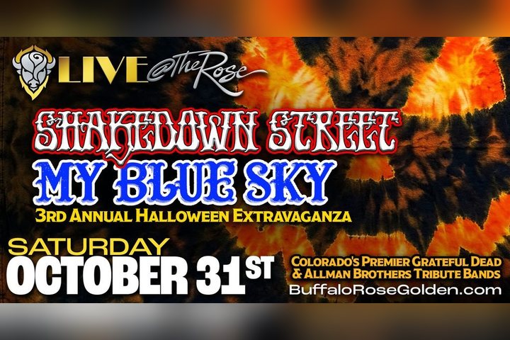 Shakedown Street with My Blue Sky Halloween poster